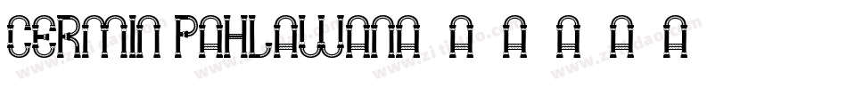 Cermin Pahlawan字体转换